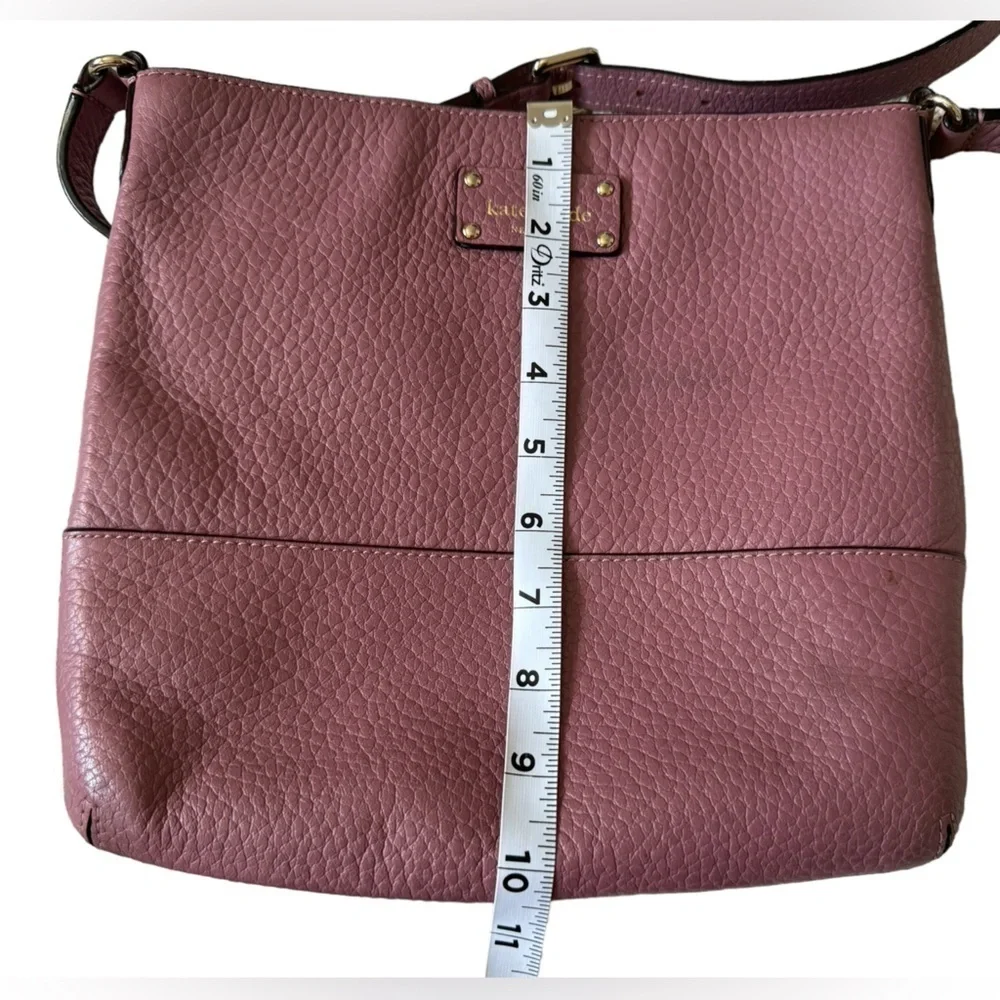 Kate Spade Women's Bay Street Lavender Leather Crossbody Handbag Purse